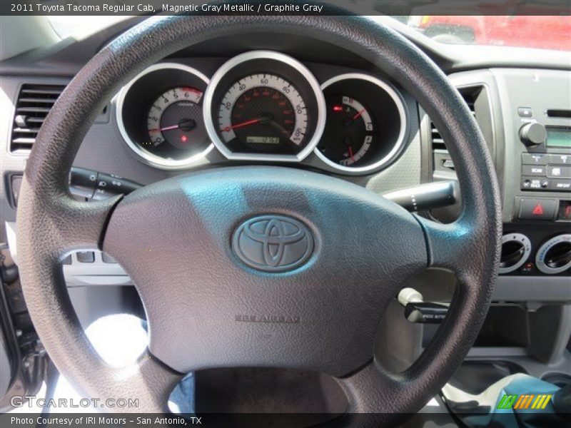 Magnetic Gray Metallic / Graphite Gray 2011 Toyota Tacoma Regular Cab