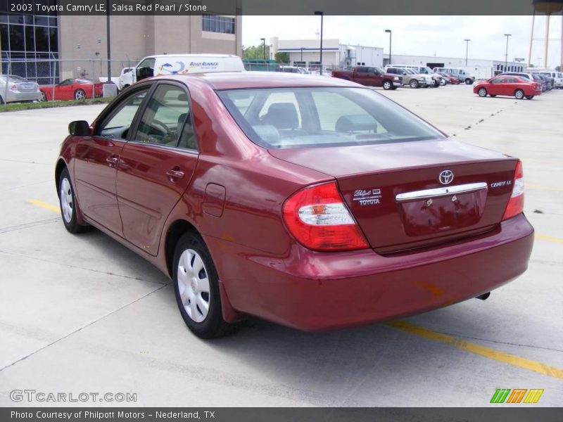 Salsa Red Pearl / Stone 2003 Toyota Camry LE