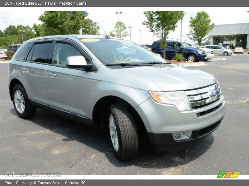 Pewter Metallic / Camel 2007 Ford Edge SEL