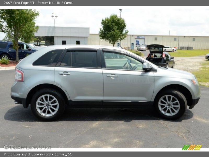 Pewter Metallic / Camel 2007 Ford Edge SEL