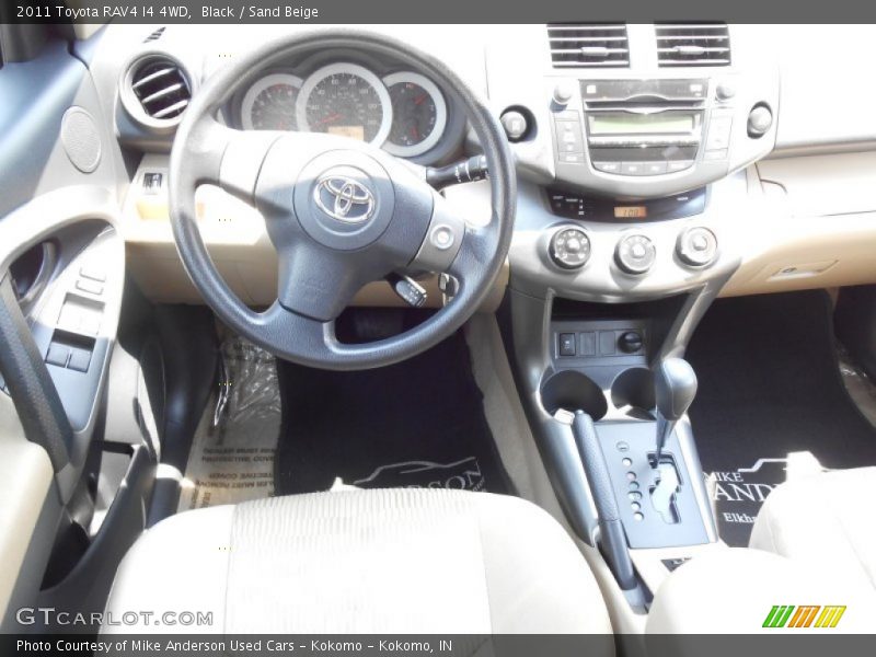 Black / Sand Beige 2011 Toyota RAV4 I4 4WD