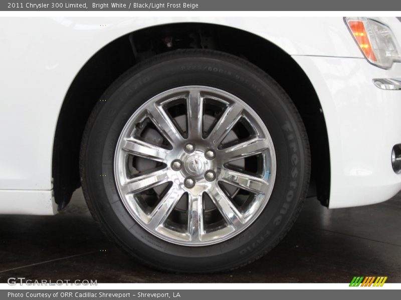 Bright White / Black/Light Frost Beige 2011 Chrysler 300 Limited
