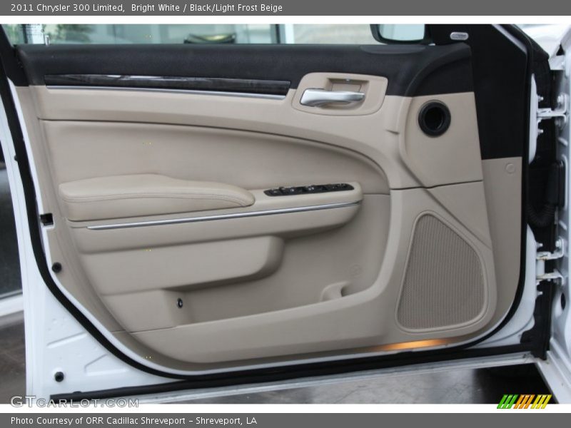 Bright White / Black/Light Frost Beige 2011 Chrysler 300 Limited