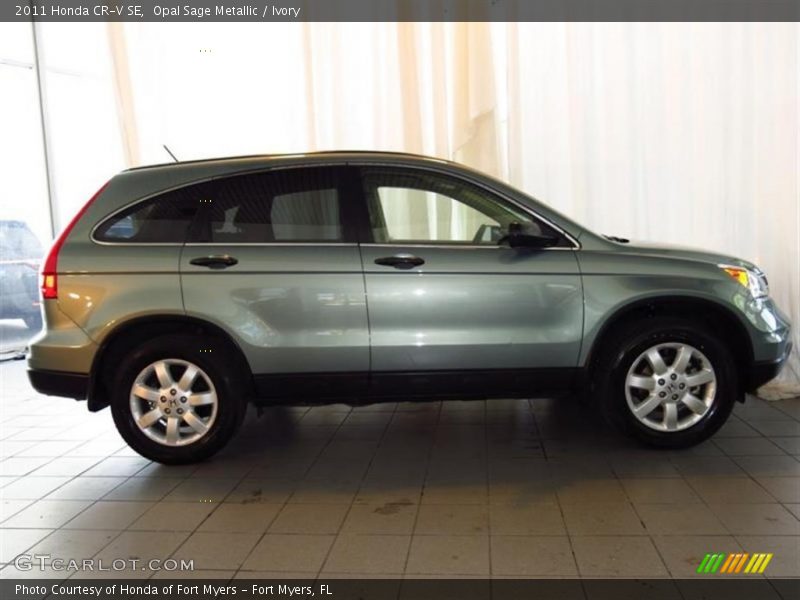 Opal Sage Metallic / Ivory 2011 Honda CR-V SE