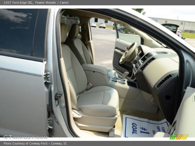 Pewter Metallic / Camel 2007 Ford Edge SEL