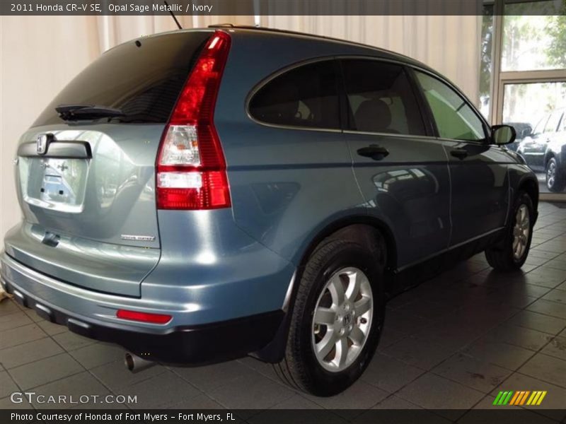 Opal Sage Metallic / Ivory 2011 Honda CR-V SE