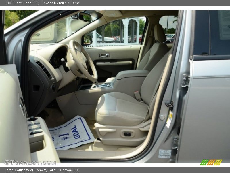 Pewter Metallic / Camel 2007 Ford Edge SEL