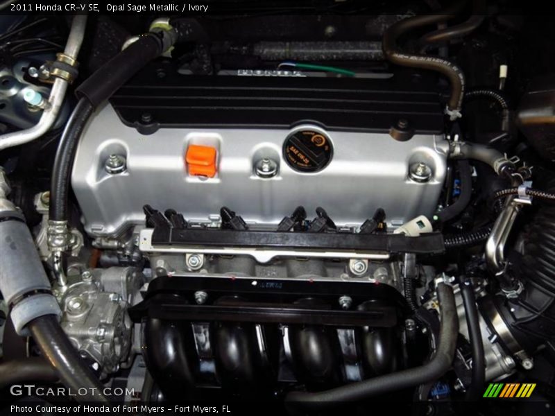 Opal Sage Metallic / Ivory 2011 Honda CR-V SE