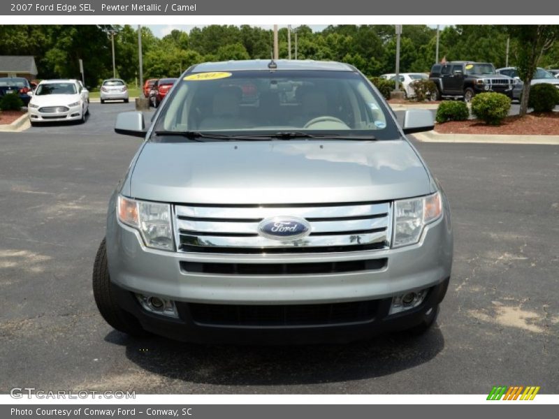 Pewter Metallic / Camel 2007 Ford Edge SEL