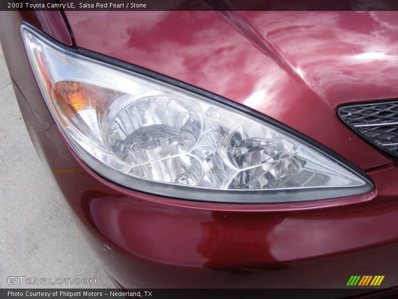 Salsa Red Pearl / Stone 2003 Toyota Camry LE