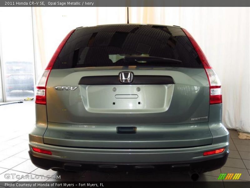 Opal Sage Metallic / Ivory 2011 Honda CR-V SE