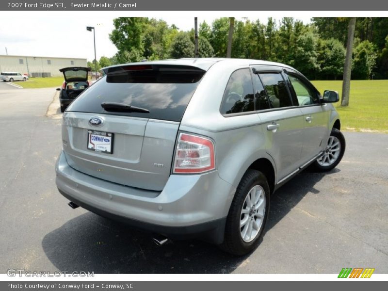 Pewter Metallic / Camel 2007 Ford Edge SEL