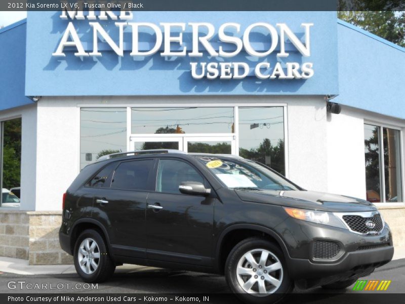 Tuscan Olive / Black 2012 Kia Sorento LX V6