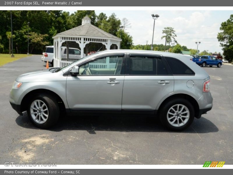 Pewter Metallic / Camel 2007 Ford Edge SEL