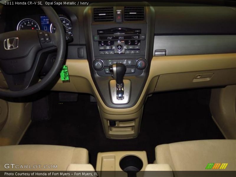 Opal Sage Metallic / Ivory 2011 Honda CR-V SE