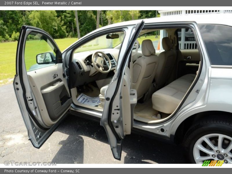 Pewter Metallic / Camel 2007 Ford Edge SEL