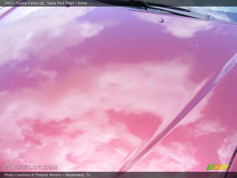 Salsa Red Pearl / Stone 2003 Toyota Camry LE