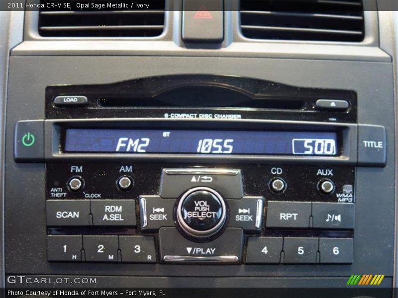 Opal Sage Metallic / Ivory 2011 Honda CR-V SE