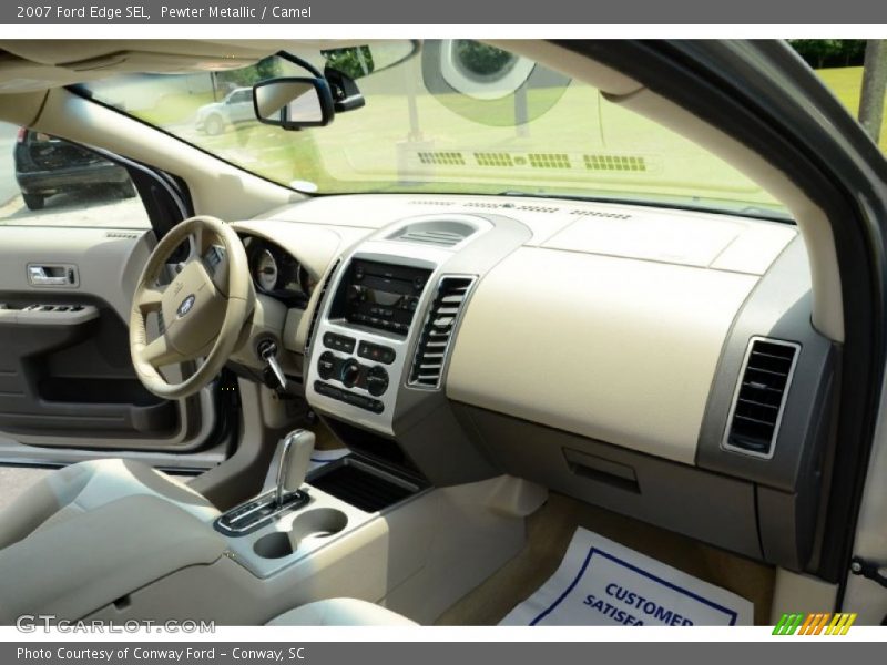 Pewter Metallic / Camel 2007 Ford Edge SEL