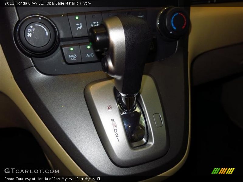 Opal Sage Metallic / Ivory 2011 Honda CR-V SE