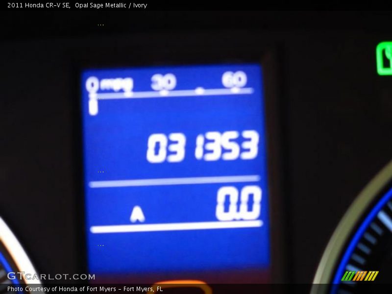 Opal Sage Metallic / Ivory 2011 Honda CR-V SE