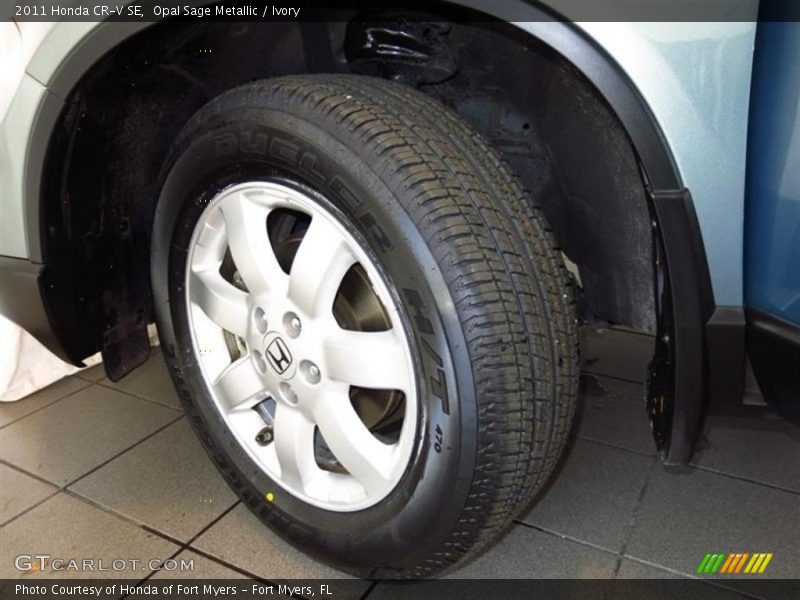 Opal Sage Metallic / Ivory 2011 Honda CR-V SE