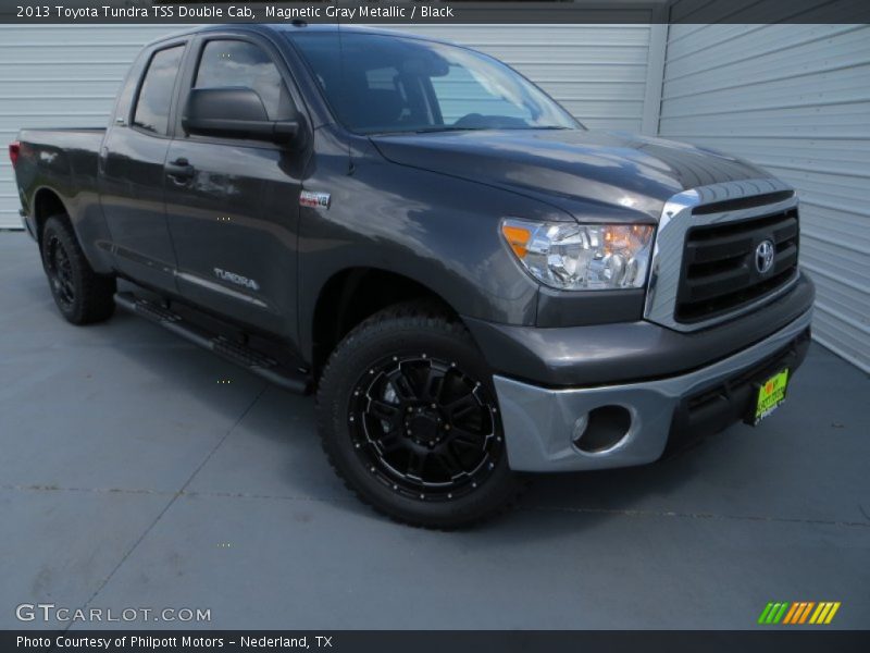 Magnetic Gray Metallic / Black 2013 Toyota Tundra TSS Double Cab