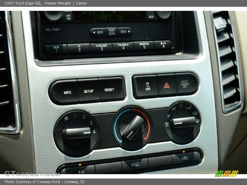 Pewter Metallic / Camel 2007 Ford Edge SEL