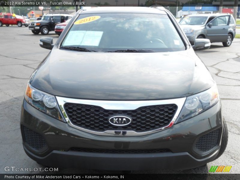 Tuscan Olive / Black 2012 Kia Sorento LX V6