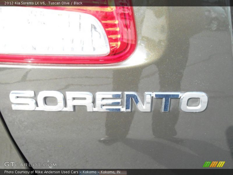 Tuscan Olive / Black 2012 Kia Sorento LX V6