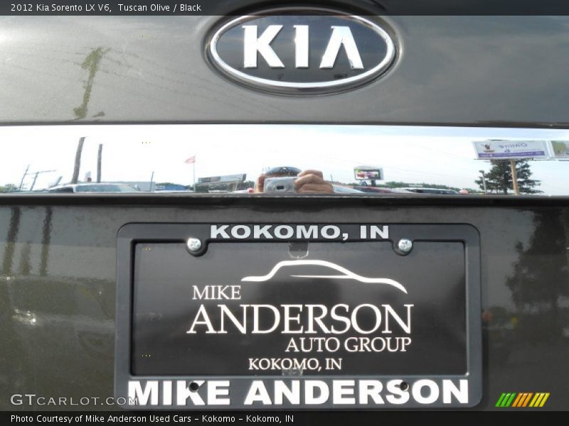 Tuscan Olive / Black 2012 Kia Sorento LX V6
