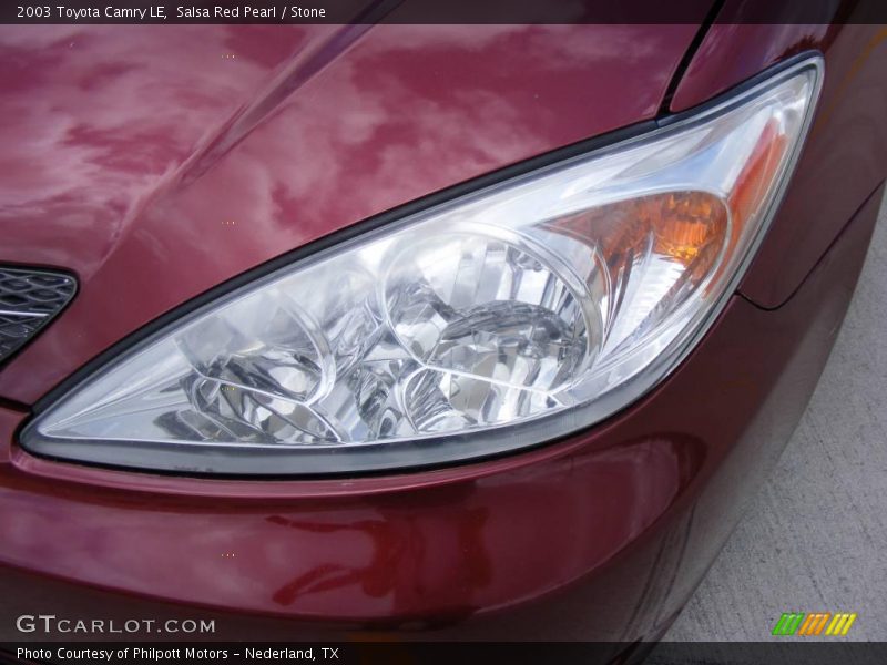 Salsa Red Pearl / Stone 2003 Toyota Camry LE