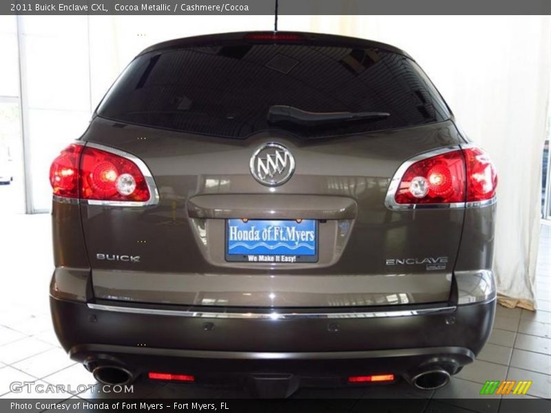 Cocoa Metallic / Cashmere/Cocoa 2011 Buick Enclave CXL