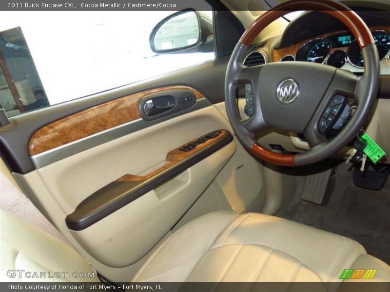 Cocoa Metallic / Cashmere/Cocoa 2011 Buick Enclave CXL