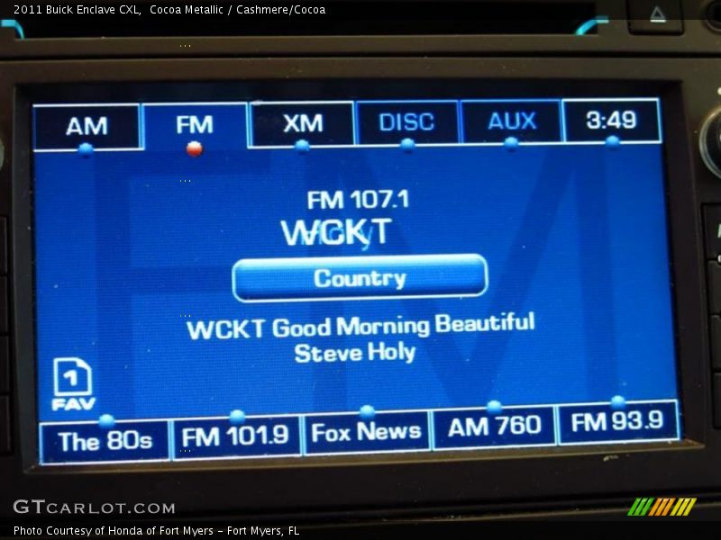 Cocoa Metallic / Cashmere/Cocoa 2011 Buick Enclave CXL