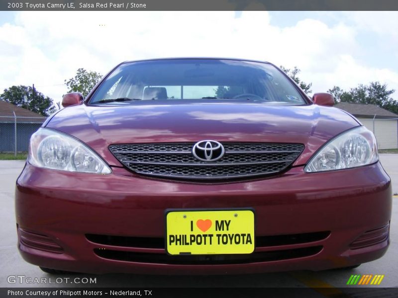 Salsa Red Pearl / Stone 2003 Toyota Camry LE