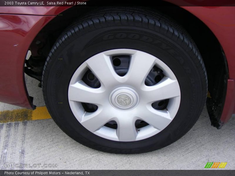 Salsa Red Pearl / Stone 2003 Toyota Camry LE
