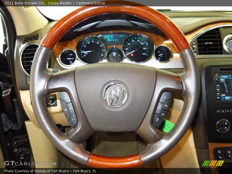 Cocoa Metallic / Cashmere/Cocoa 2011 Buick Enclave CXL