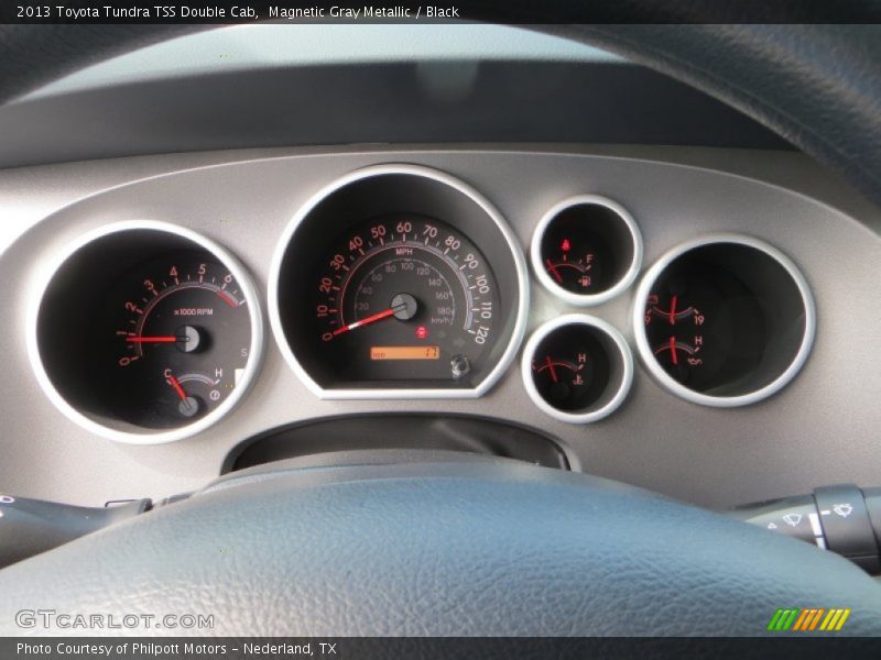 Magnetic Gray Metallic / Black 2013 Toyota Tundra TSS Double Cab