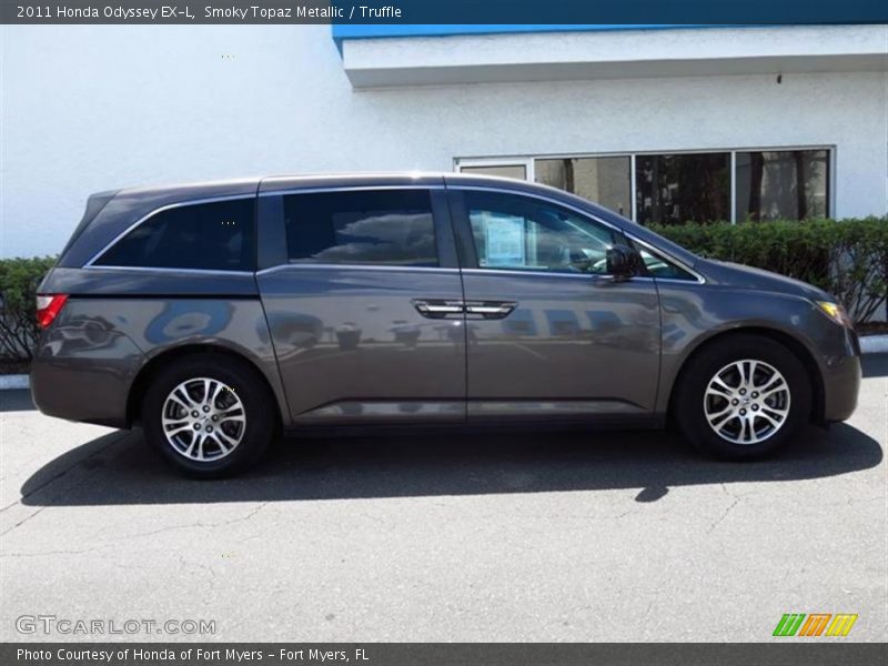 Smoky Topaz Metallic / Truffle 2011 Honda Odyssey EX-L