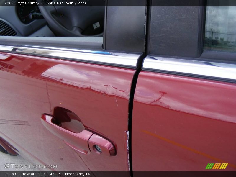 Salsa Red Pearl / Stone 2003 Toyota Camry LE