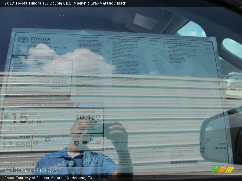 Magnetic Gray Metallic / Black 2013 Toyota Tundra TSS Double Cab