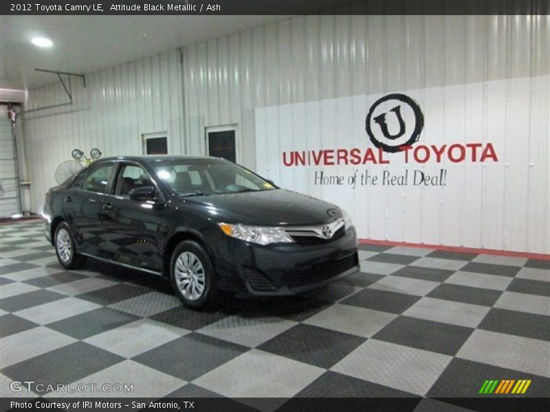Attitude Black Metallic / Ash 2012 Toyota Camry LE
