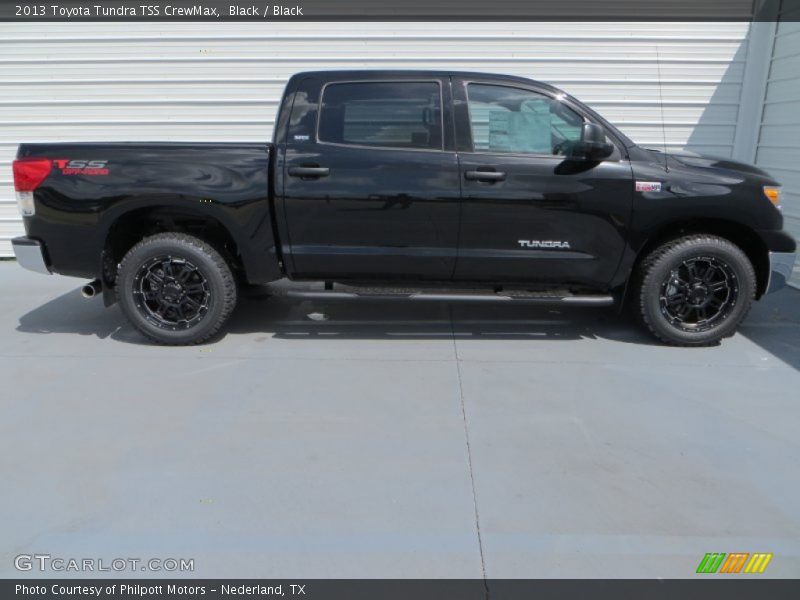 Black / Black 2013 Toyota Tundra TSS CrewMax