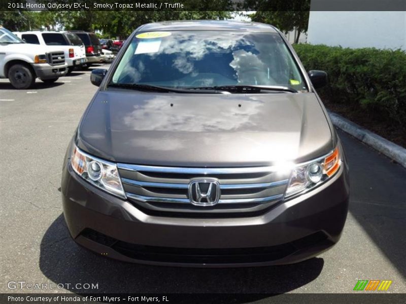 Smoky Topaz Metallic / Truffle 2011 Honda Odyssey EX-L