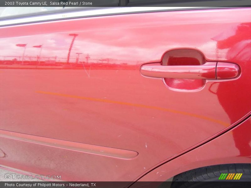 Salsa Red Pearl / Stone 2003 Toyota Camry LE