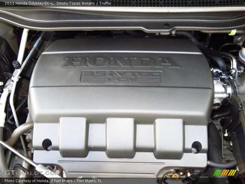 Smoky Topaz Metallic / Truffle 2011 Honda Odyssey EX-L