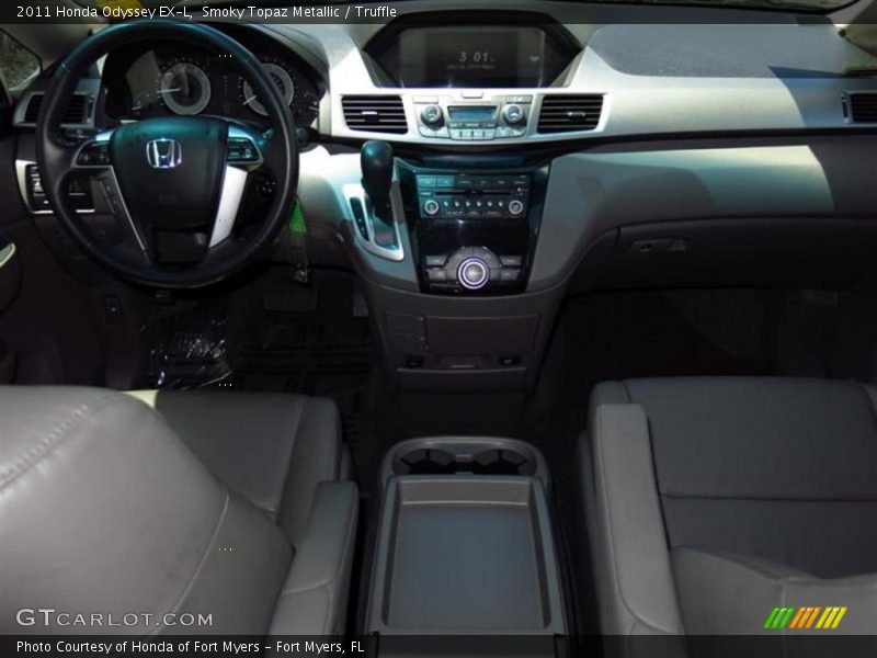 Smoky Topaz Metallic / Truffle 2011 Honda Odyssey EX-L