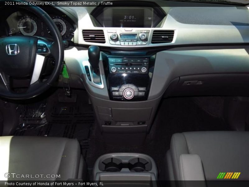 Smoky Topaz Metallic / Truffle 2011 Honda Odyssey EX-L