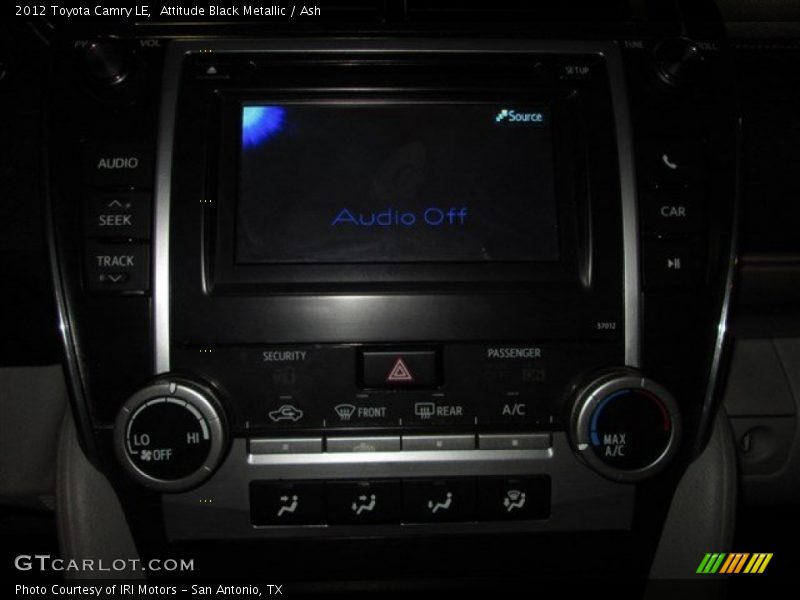 Attitude Black Metallic / Ash 2012 Toyota Camry LE